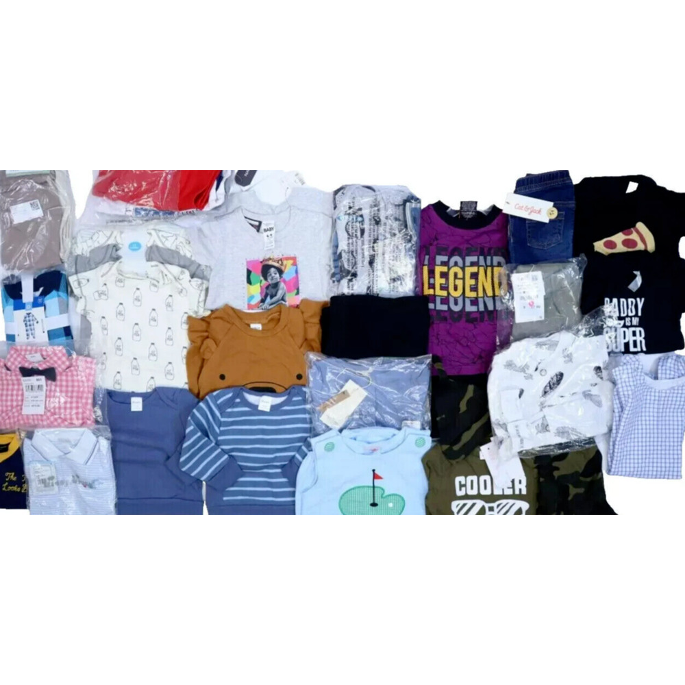 NWOT Boys Clothing Wholesale Liquidation Lot of 30pcs Spring/Summer Siz 8-10T - Picture 2 of 16